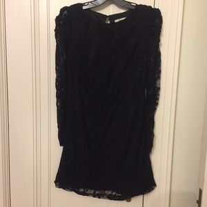 Costa Blanca Long Lace Top